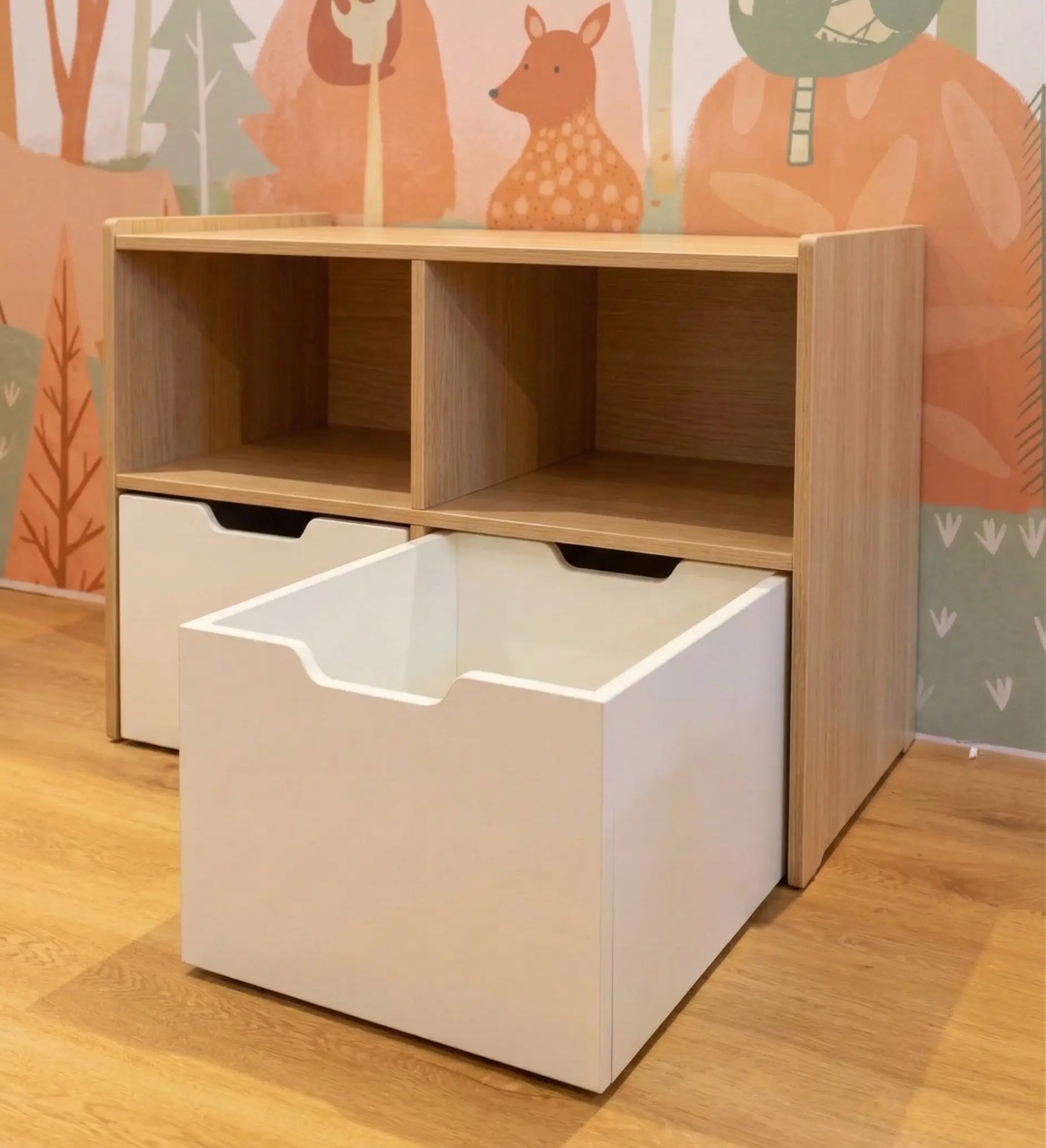 cajonera estante ninos